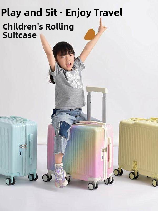 Aluminum Frame Carry On Luggage - Valise à roulettes pour enfants 2026,