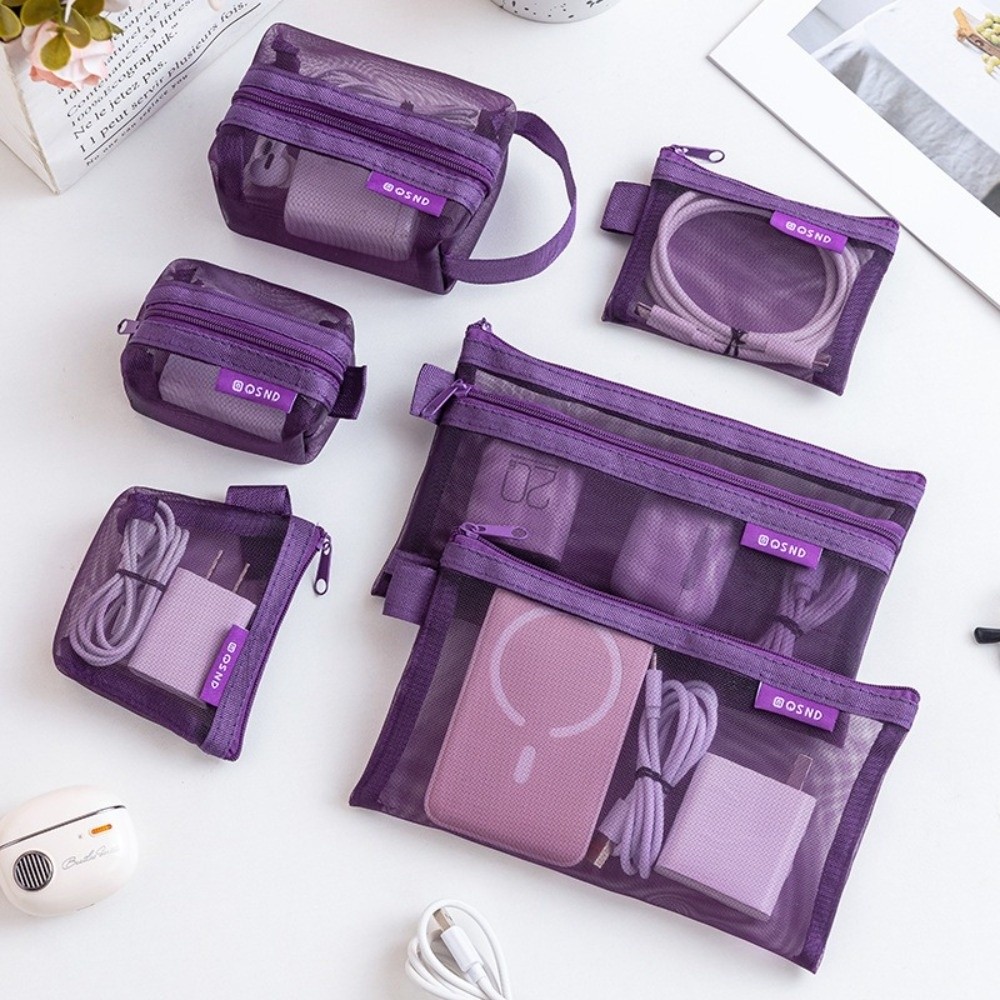 Cosmetic Bags - Sac de rangement transparent en nylon