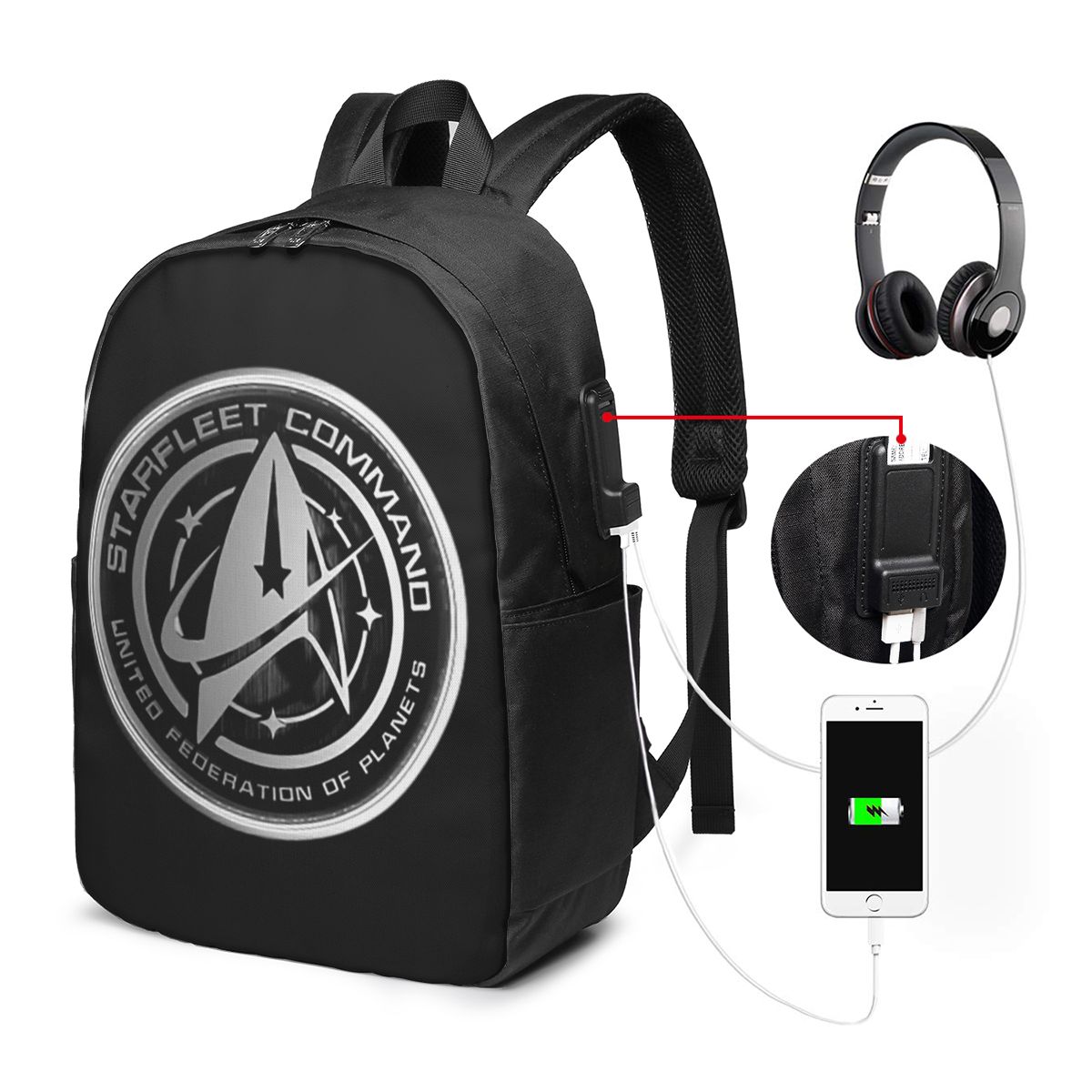 Handbags - Sac à dos Star Treks Science