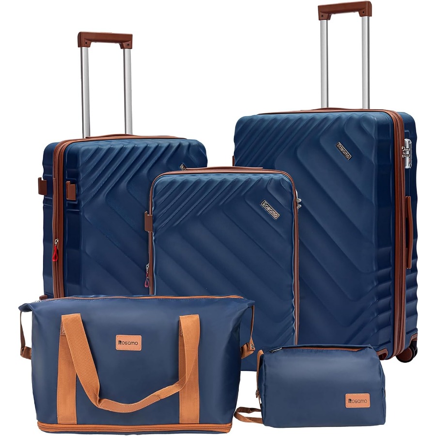Expandable Hard Shell Luggage Set - Ensemble de bagages rigides extensibles en