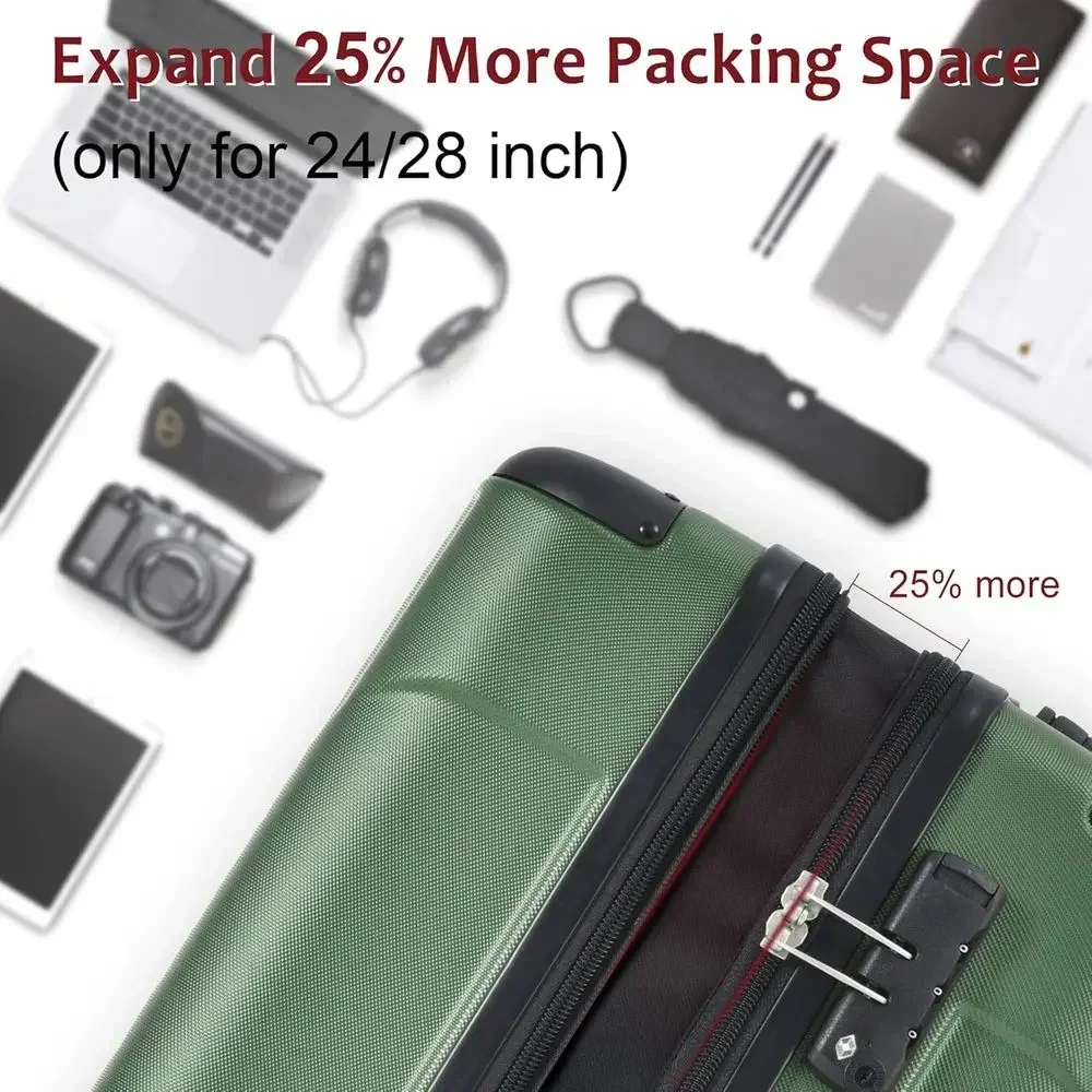 Ensemble de 6 valises rigides  - Expandable Hard Shell Luggage Set avis et prix