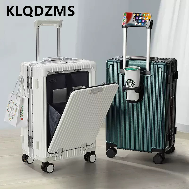 KLQDZMS Valise cabine 18/20/24 - Front Opening Laptop Luggage 24 Inch avis et prix