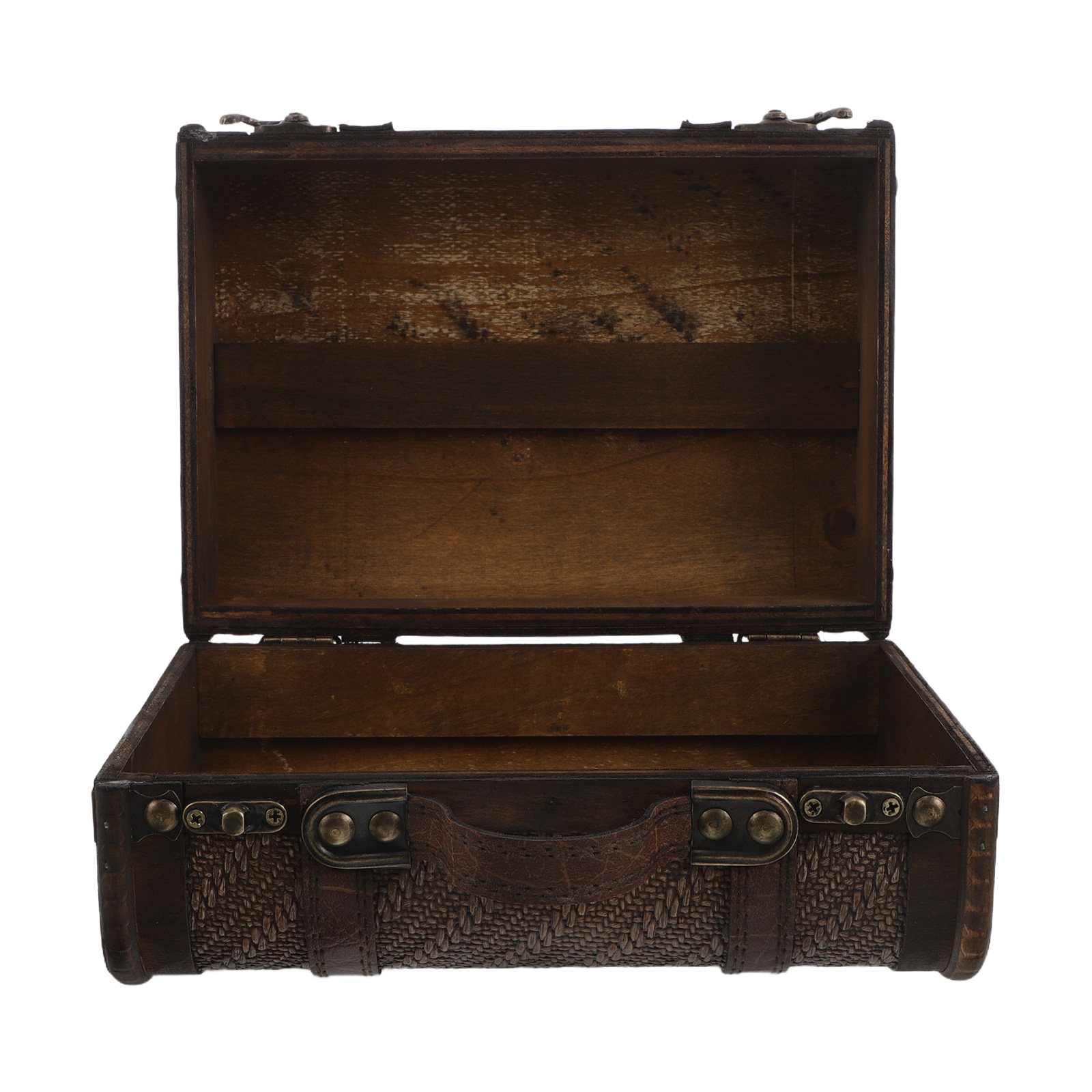 Valise vintage en bois, boîte  - Retro Vintage Trunk Suitcase avis et prix