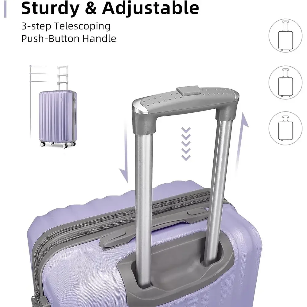 Ensemble de 6 valises rigides  - Expandable Hard Shell Luggage Set avis et prix