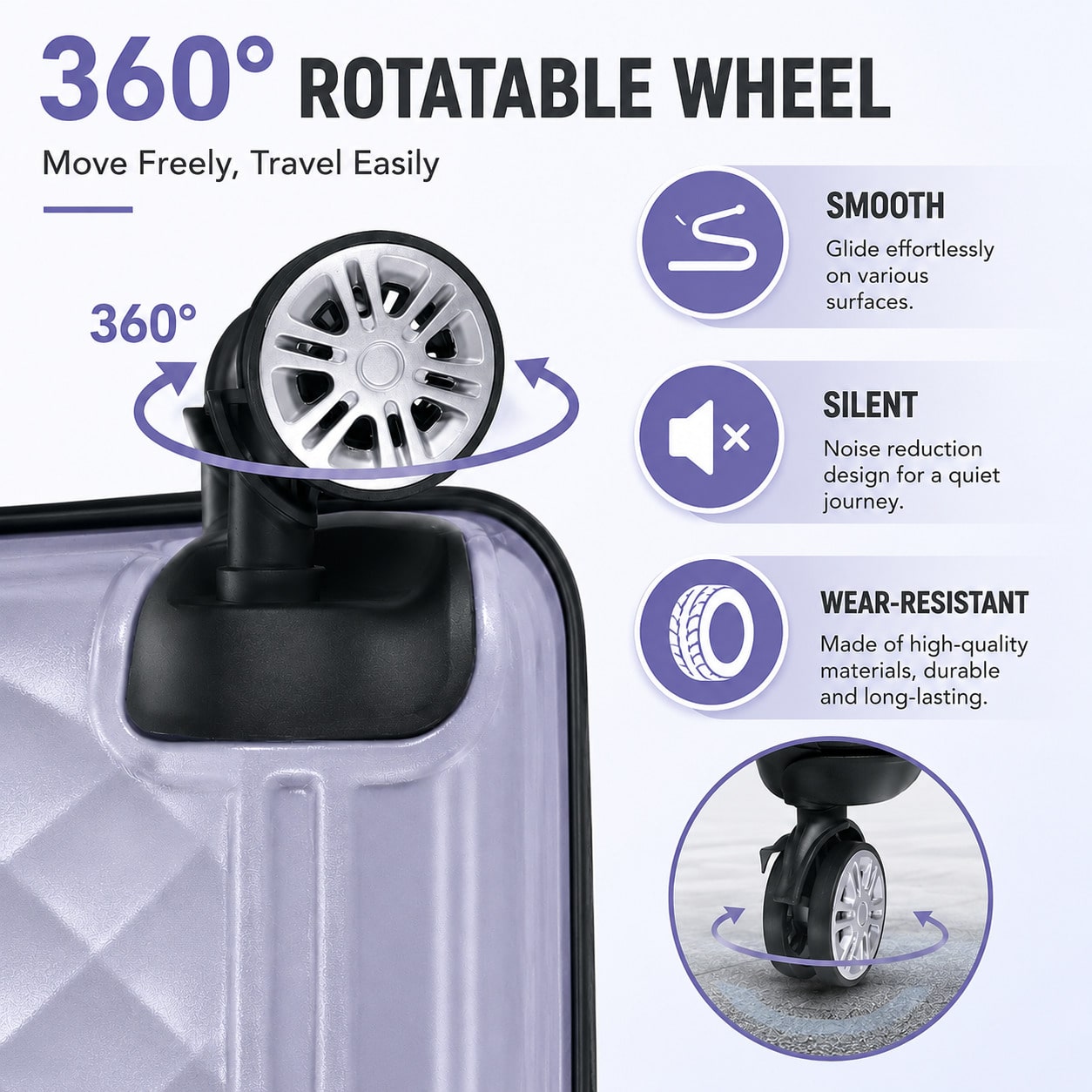 Ensemble de bagages à emporter - Cabin Size Lightweight Travel Trolley avis et prix
