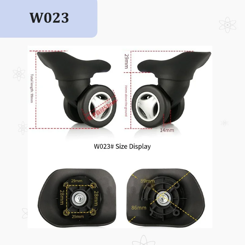 Kit de réparation de roulettes - Silent Replacement Luggage Wheels avis et prix