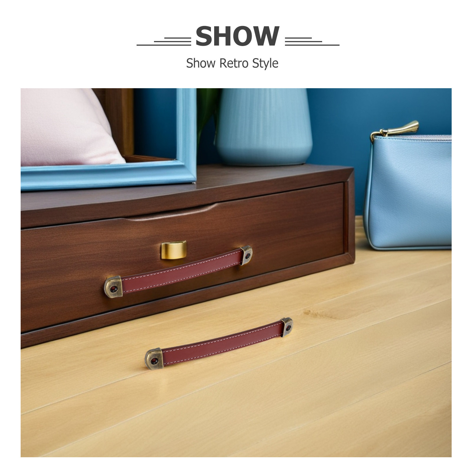 Lot de 2 poignées de rechange  - Retro Vintage Trunk Suitcase avis et prix
