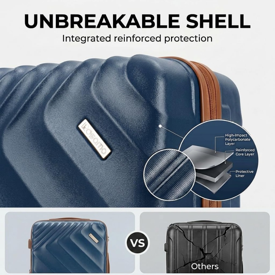 Ensemble de bagages rigides ex - Expandable Hard Shell Luggage Set avis et prix